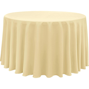 Premium Woven Polyester <b>Square</b> <b>Tablecloth</b> for Wedding Party Banquet Events Wrinkle Free Durable - Product Image 1