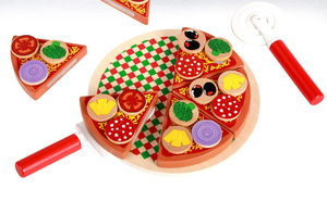 <span class=keywords><strong>Cuisine</strong></span> éducative <span class=keywords><strong>et</strong></span> nourriture ensemble <span class=keywords><strong>de</strong></span> <span class=keywords><strong>pizza</strong></span> en bois jouets <span class=keywords><strong>de</strong></span> jeu pour enfants d'âge préscolaire - Product Image 6