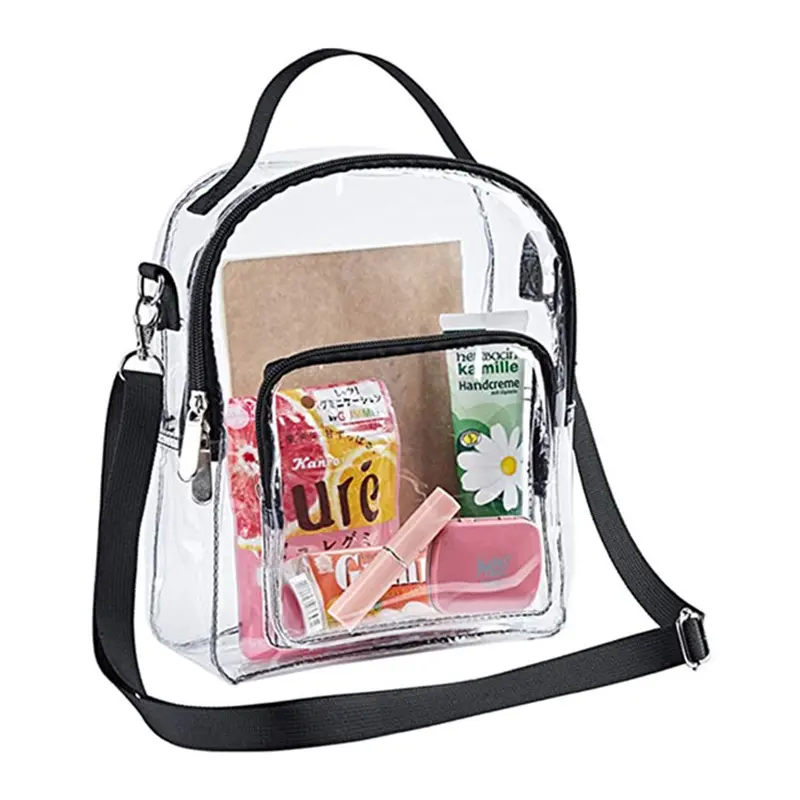 Shenzhen Crossbody Clear Purse Trending Clear Stadium Approved Bag Guangdong Transparent Stadium Bag For Women