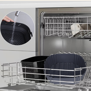 Cesta de Air Fryer Grande Capacidade Antiaderente de Grau Alimentício Reutilizável com Alças - Product Image 3