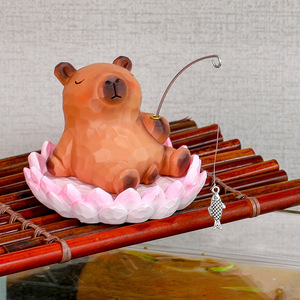 Figurine de tortue mignonne en résine avec rétroéclairage, décoration de bureau, style Feng Shui - Product Image 2