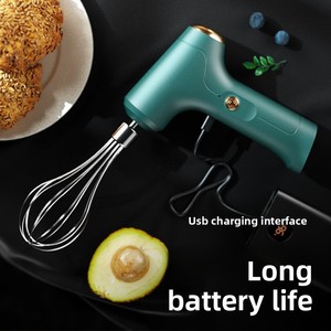 Batteur à œufs électrique sans fil portatif pour la pâtisserie domestique, pour fouetter la crème, mélanger, outil de cuisine pour la pâtisserie, fouetter les blancs d'œufs - Product Image 5