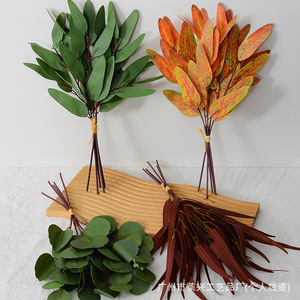 Hojas de Eucalipto Artificiales Laixing de 38 cm, Redondas, Ecológicas, Decoración para Bodas y Hogar - Product Image 5