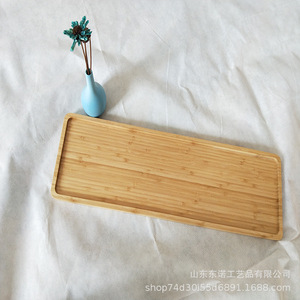 Bamboo <b>Tea</b> <b>Tray</b> Rectangular 70.5x20.5x2cm For Coffee <b>Tea</b> Serving Nordic Style - Product Image 3