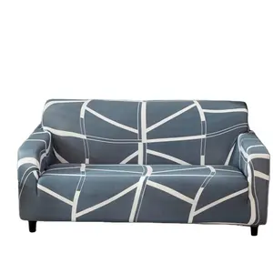 Spandex Slipcover Printed High Stretch Washable Couch Cover 1 Piece Furniture Protector leather sofa cover