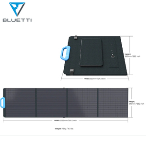 Panel Solar Monocristalino Flexible Bluetti de 200w 300w 400 Vatios, Portátil para Estación de Energía, Paneles Solares Monocristalinos PV200 - Product Image 3