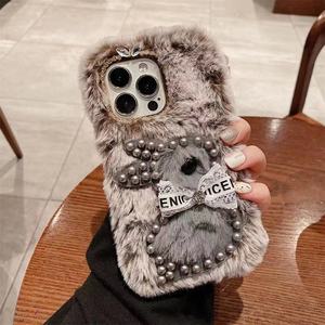 2022 nueva moda de lujo conejo <span class=keywords><strong>Applin</strong></span> felpa diseñador para iPhone cubierta móvil para iPhone 14 Pro 14 Plus 14 Pro Max 13 Pro Max - Product Image 5