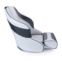 Chaise de capitaines de ponton inclinable de luxe à dossier haut Siège de bateau seau Siège de yacht