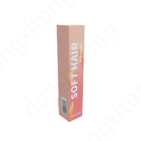 OEM Logo Personnalisé Kraft Rouge À Lèvres Tubes Mat Stratification Papier Boîte pour Rouge À Lèvres Baume À Lèvres Brillant À Lèvres Crème Visage Gaufrage Blush