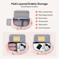 Tas Duffel Travel 31L Wanita, Tas Gym, Tas Akhir Pekan, Tas Jinjing, Tas Olahraga, Tas Selempang, Tas Travel Ringan