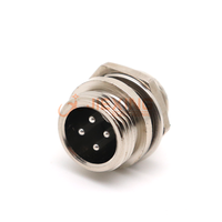 GX16 Fiche d'air 16mm Connecteur de câble M16 4pin 4P Femelle Plug + Male Socket Full Set Metal