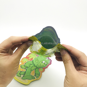 Impresión Personalizada de Bolsas de Embalaje con Corte Especial, Bolsas Autosellables a Prueba de Niños, Bolsas de Película de Poliéster de 3.5 <span class=keywords><strong>Gramos</strong></span> con Corte Especial - Product Image 4