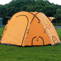Tente de camping Ruizhan RZ-044 imperméable pour 5 à 8 personnes, taille familiale 410x410x220cm, dôme monocouche, imperméabilisation 2000-3000mm