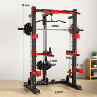 Machine Smith pour la musculation à domicile, banc multifonctionnel, support de musculation, entraîneur de barre