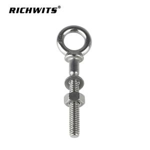 Boulons à œil en acier inoxydable 316 American Standard G277, vis à œil filetées UNC, accessoires de gréement marin pour bateaux - Product Image 5