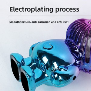 CITICITY พัดลมมือถือพกพาขนาดเล็กแบบชาร์จไฟได้ผ่าน USB สำหรับฤดูร้อน ดีไซน์การ์ตูนหมีสุดเท่ห์ ของขวัญสุดเพอร์เฟกต์ - Product Image 4