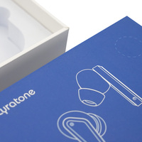 Boîte à tiroirs coulissants en carton personnalisé bleu 1200g en gros de Chine emballage en papier d'apparence délicate pour appareils auditifs