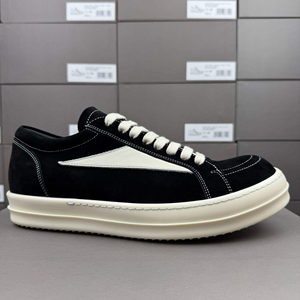 Scarpe Basse Casual Rick Owens in Vera Pelle di Alta Qualità con Lacci, Comode per Uomo e Donna - Product Image 4