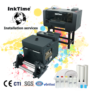 Inktime giá rẻ giá dtf in kỹ thuật số T-Shirts dtf Máy in A3 đôi đầu dtf máy in cho hàng may mặc f1080 đầu in - Product Image 1