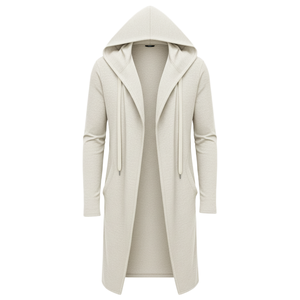 Custom Bulk Long Sleeve Solid Color Hooded <b>Cardigan</b> Unisex Bangladesh Manufacturer Flexible MOQ Private Label Winter - Product Image 3