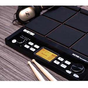HXW PD705 ชุดกลองไฟฟ้าแบบตั้งโต๊ะออลอินวัน พร้อมแผ่นเพอร์คัชชัน 9 แบบ - Product Image 5