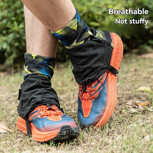 Guêtres de randonnée légères et imperméables OEM ODM, protège-chaussures bas réglables pour la course, la chasse et la montagne enneigée - Product Image 4