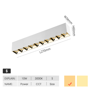 SCON Đèn Tuyến Tính Theo Dõi Chống Chói Đèn Đường Từ Tính Hiện Đại Đèn Đường Sắt Tuyến Tính Điều Chỉnh Được Đèn Chiếu Sáng 10W SC-XTB08 Hệ Thống Điều Chỉnh Độ Sáng - Product Image 2
