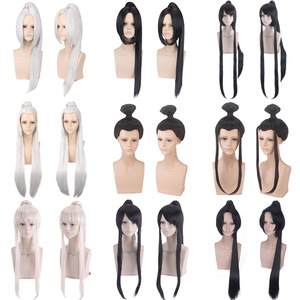 Parrucca per Cosplay, Costume Antico, Sword Network 3, Asura, Tufang Sui, Bai Yutang, <span class=keywords><strong>Li</strong></span> Xiaoyao, Donghua, Emperor Chunyang, Bai Liu - Product Image 1