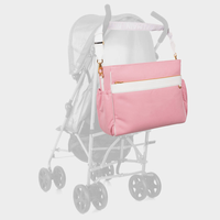 Wickeltasche mit Kinderwagen-Organizer Große Kapazität Schultertasche