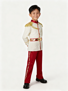 Set kostum Cosplay anak laki-laki, 2 buah kostum Cosplay anak laki-laki Royal Fairy Tale Halloween setelan TV & kostum King film - Product Image 5