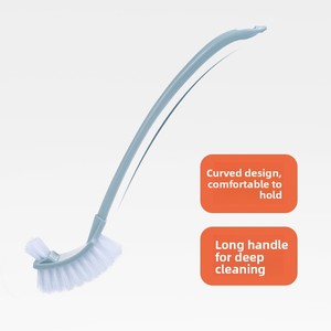 <span class=keywords><strong>Brosse</strong></span> de toilette à long manche et poils doux, ensemble de nettoyage pour salle de bain avec support, <span class=keywords><strong>brosse</strong></span> <span class=keywords><strong>WC</strong></span> durable pour l'hygiène des toilettes et de la salle de bain - Product Image 1
