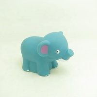 Jouet de bain en plastique en forme d'éléphant qui couine pour bébé Hoking, pour les bébés de 0 à 24 mois