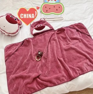 Commercio all'ingrosso di alta qualità Design personalizzato del <span class=keywords><strong>bambino</strong></span> con cappuccio telo mare simpatico modello <span class=keywords><strong>accappatoio</strong></span> per i bambini - Product Image 5