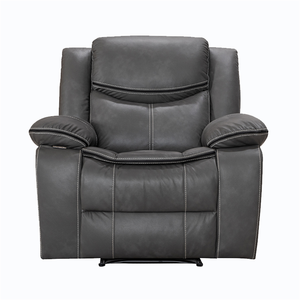 Sillón Reclinable Eléctrico Moderno con Masaje, Respaldo Reclinable, Sofá de Cuero con Consola para Apartamento y Dormitorio - Product Image 6