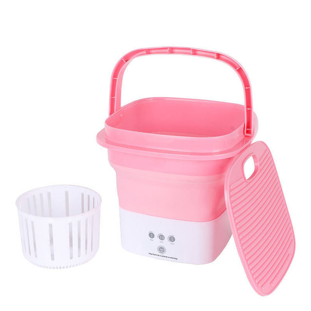 Home Travel Single Tub Baby Clothes Underwear Laundry Washer Electric Folding Portable Mini Washing Machine