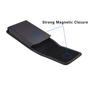 Funda de Nylon para Teléfono Celular, Compatible con <span class=keywords><strong>iPhone</strong></span> 17, 16, 15, Samsung <span class=keywords><strong>y</strong></span> Moto, Funda Vertical de Lona para Llevar en la Cintura con Clip/Presillas para Cinturón - Product Image 3
