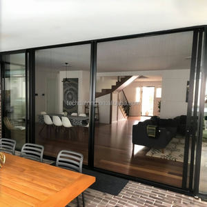 <span class=keywords><strong>Zanzariera</strong></span> Retrattile Moderna a Doppio Lato in Rete di Poliestere per Porte Francesi Protezione per Hotel - Product Image 1