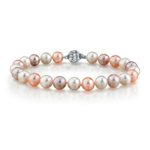 Logotipo personalizado trébol perla pulsera 14K 18K oro amarillo joyería mar agua perlas costo Catbird joyería - Product Image 4