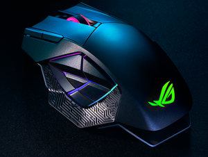 R-O-G Spatha X R-O-G Esports, finition noire mate avec le logo R-O-G iconique en forme d'œil - Product Image 5