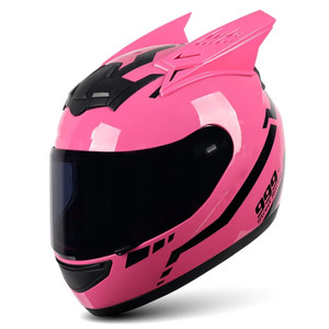 <span class=keywords><strong>Casque</strong></span> de protection universel, élégant et léger, tout-terrain, tout-terrain, certifié par la norme DOT pour adultes en forme de chat pour hommes et femmes - Product Image 4