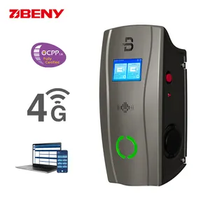 BENY CE UKCA TUV3年保証OCPPデュアルソケットタイプ2 WiFi 2*7kw 2*22kw 32a Ac WallboxEv充電器車両急速充電