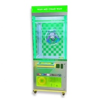 Mini machine à griffes d'arcade en métal à monnayeur avec lecteur de billets, machine à cadeaux amusante pour tous les âges, 1 joueur, pour centres de jeux