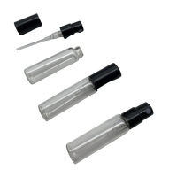 Prix Fabricant – Flacon de Parfum Vide Rechargeable en Verre Fin, 2ml, 3ml, 5ml, 10ml, pour Testeur de Parfum, Vaporisateur à Brume Fine, Format Voyage