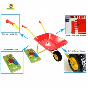 Carretilla para niños WB0100 con rueda sólida de 5,5" - Product Image 3