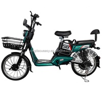 Vélo électrique pour adultes en acier à haute teneur en carbone de 20 pouces, 48V, avec écran LCD intégré, directement de l'usine