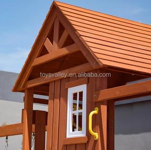 <span class=keywords><strong>Bac</strong></span> à <span class=keywords><strong>sable</strong></span> en bois <span class=keywords><strong>avec</strong></span> cadre d'escalade cadre d'escalade en bois <span class=keywords><strong>toboggan</strong></span> et balançoire pour enfants - Product Image 5