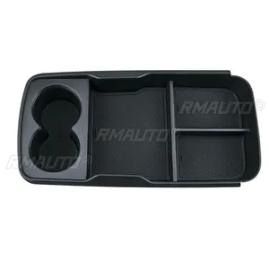 Boîte de rangement pour accoudoir de voiture, pour Kia EV6 2022 2023, ABS noir, console intérieure centrale, accessoires de haute qualité - Product Image 4
