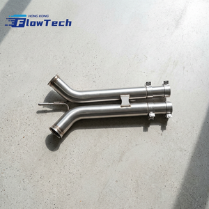 ท่อไอเสียกลางสำหรับรถ Porsche Panamera 971 4S 2.9T V6 Twin Turbo ผลิตจากสแตนเลส 304 แบบยึดติดโดยตรง - Product Image 6