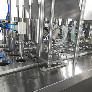 Automatische Kunststoffbecher-Versiegelungsmaschine Wasserabfüllung und Versiegelungsmaschine