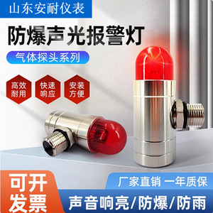 ไฟเตือน LED ป้องกันการระเบิด 24V สแตนเลส Cmc-600 Nema 4X T4 สำหรับตรวจจับก๊าซ - Product Image 4